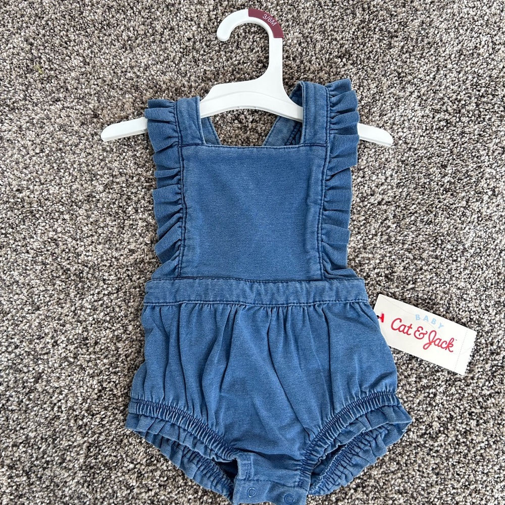 Bundle Cat & Jack Baby Rompers - Picture 2 of 7